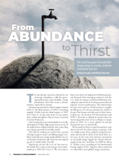 From Abundance to Thirst