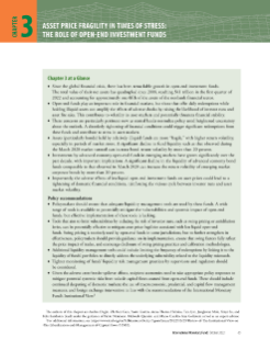 Chapter 3: Asset Price Fragility in Times of Stress: The Role of Open-End Investment Funds